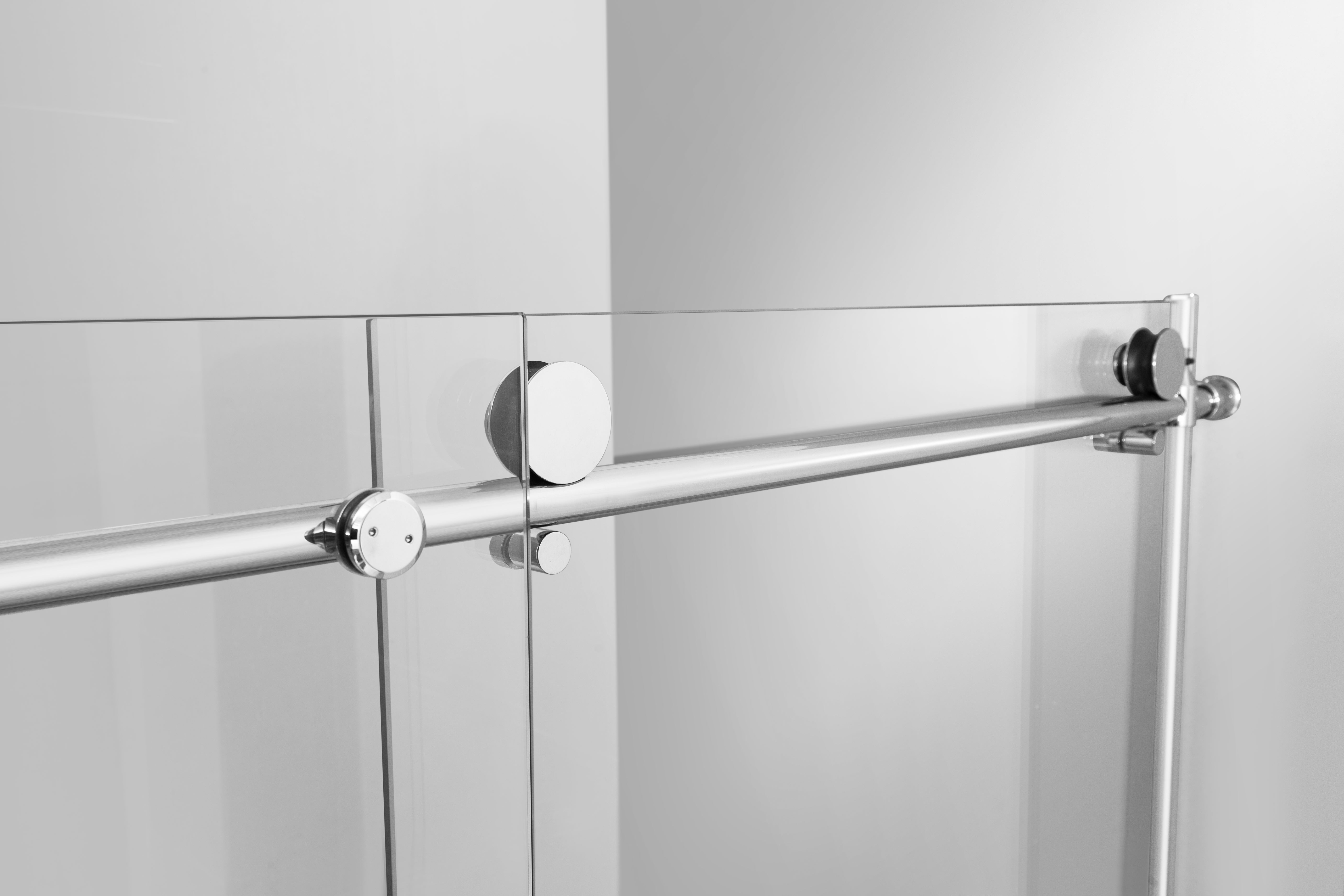 Shower Door W60 x H78 in. Round Tube