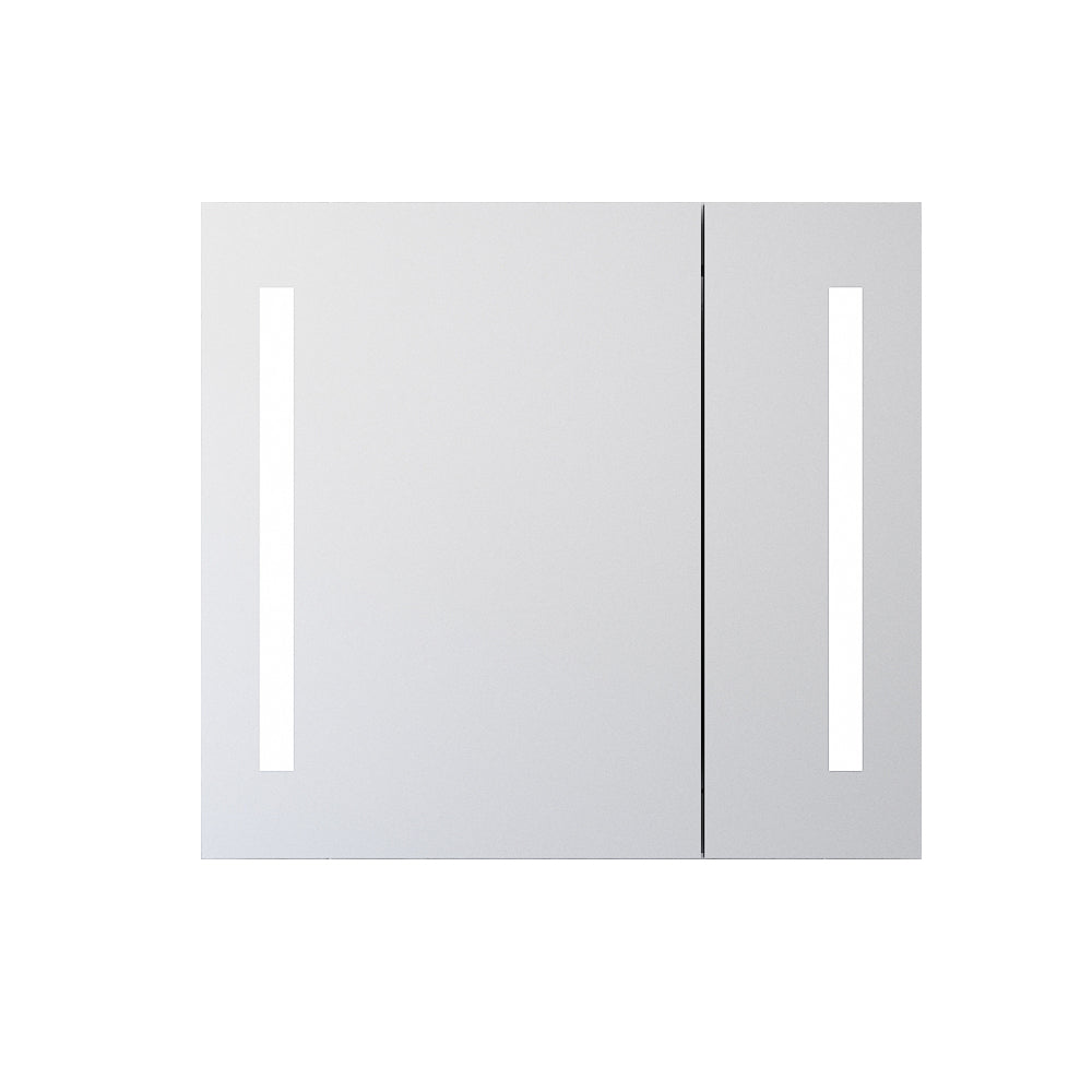 Medicine Cabinet with 2 Doors & LED Mirror 24x30x5.9 in