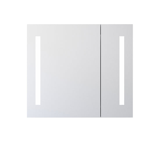 LED Mirror 2 Doors Medicine Cabinet 34x30x5.9 in