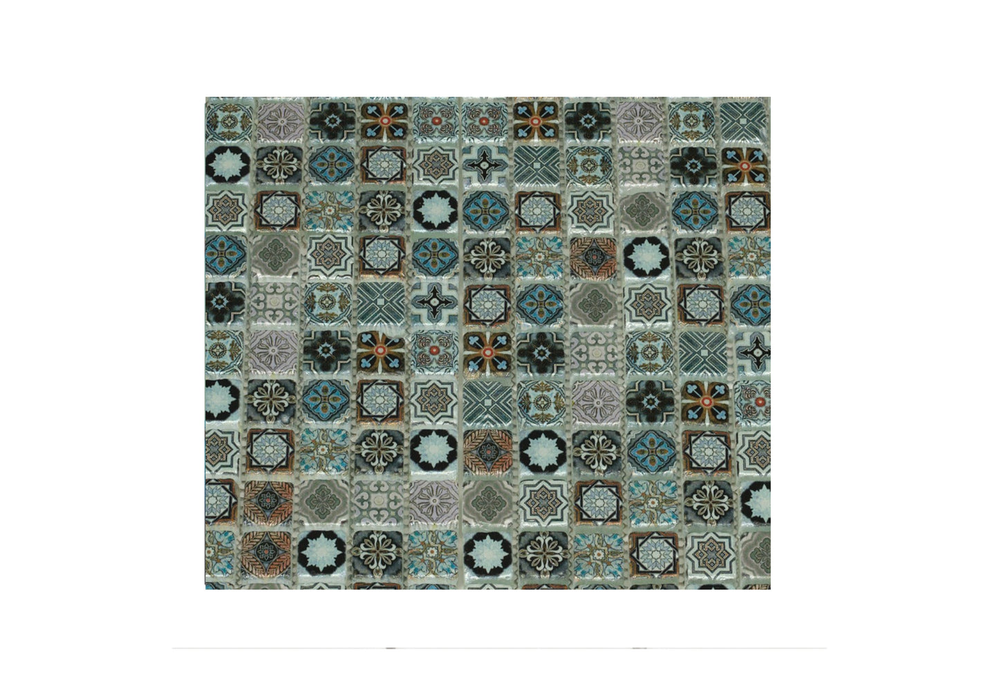 Tile , Jamila, Azzuro, 12x12, Polis, 9,70 sf/box