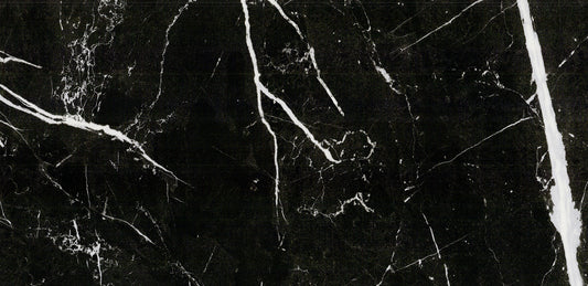 $3.99/SF - 15.5 SF/ Box  Tile Porcelain Nera Marquina Tile 12 x 24 in