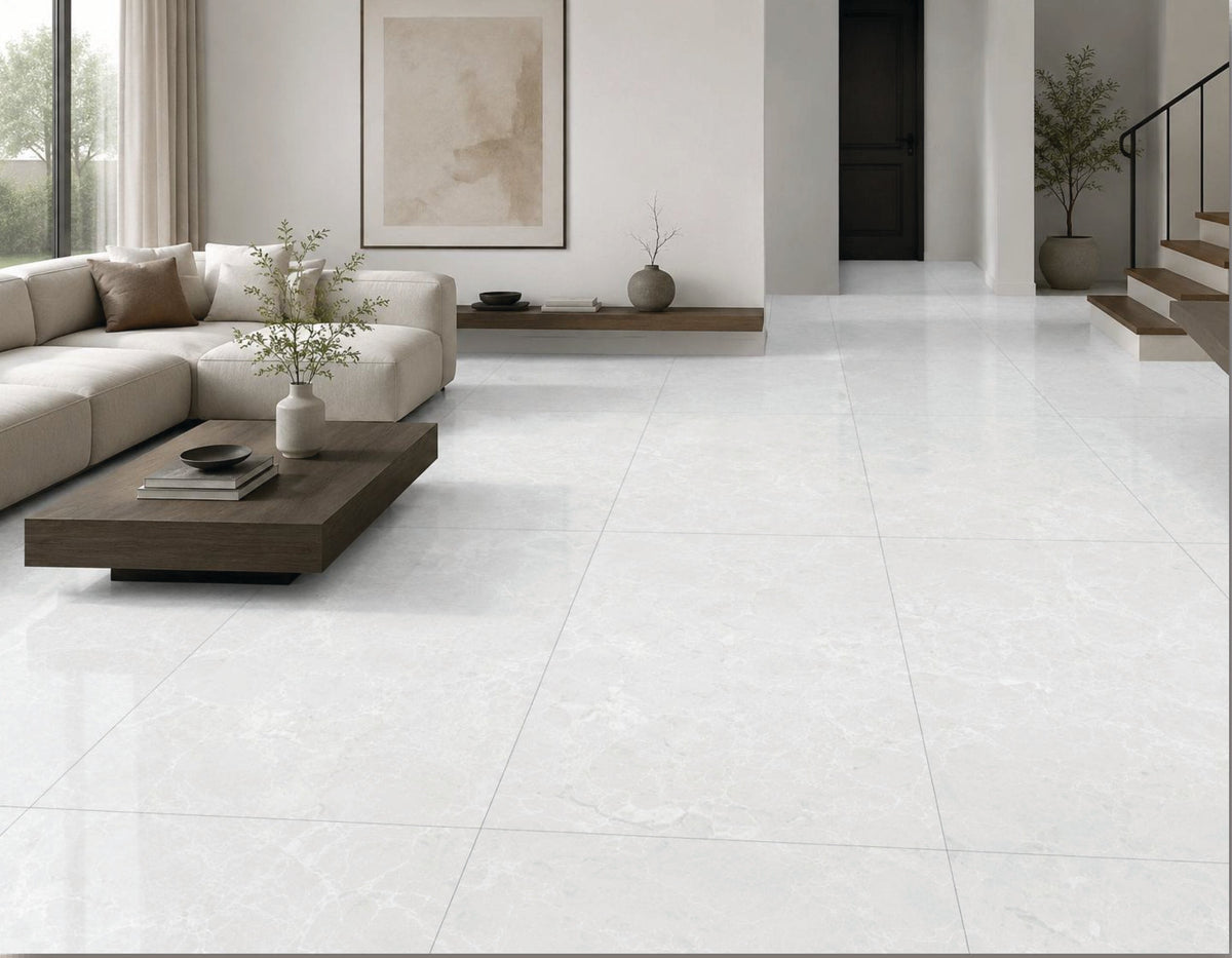 Porcelain Tile MEGMA STONE Collection 24x24 in 1 Color 2 Finishs