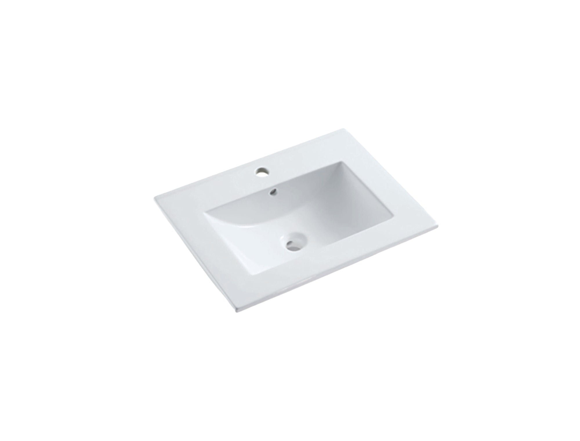 Drop-In Bathroom Sink 24 x 18 5 ⁄₁₆ x 6 13 ⁄₁₆ in