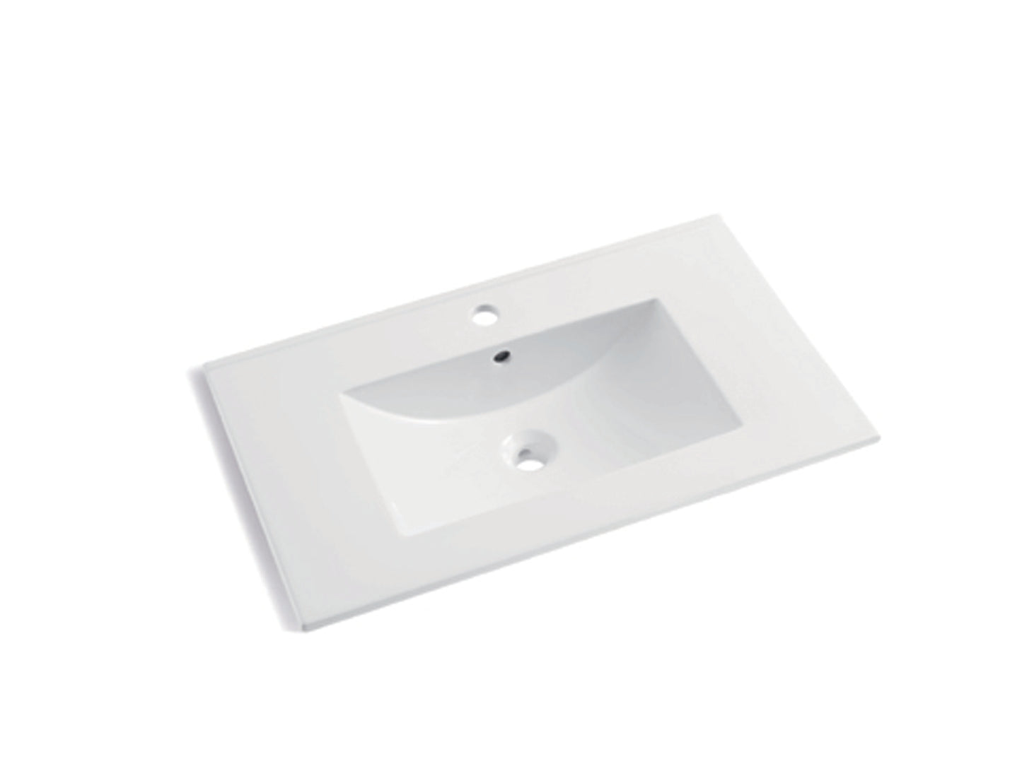 Lavabo de salle de bain encastré Dimensions hors tout : 35 13 ⁄₁₆ x 18 5 ⁄₁₆ x 6 13 ⁄₁₆ po.