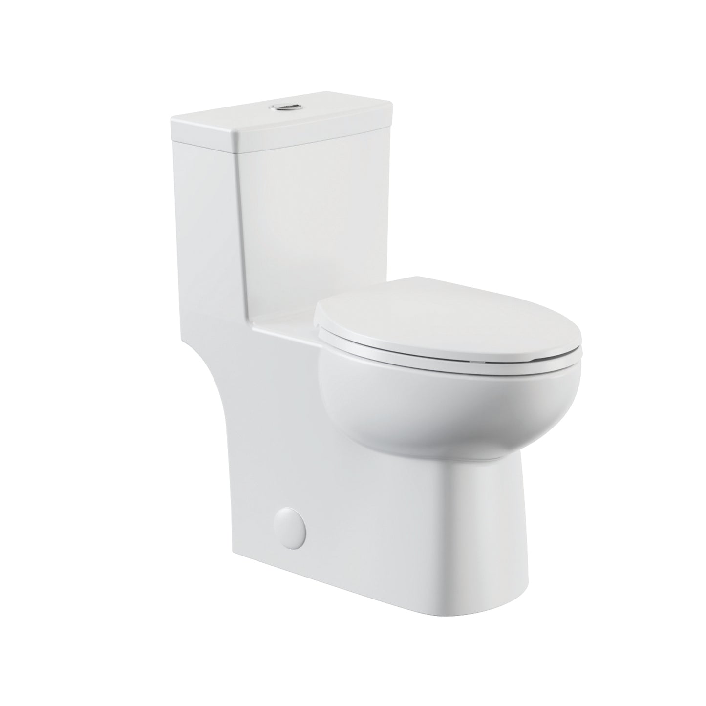 One-piece toilet, elongated bowl shape MT-60102D