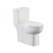 Toilette monobloc, forme de cuvette allongée MT-60102D