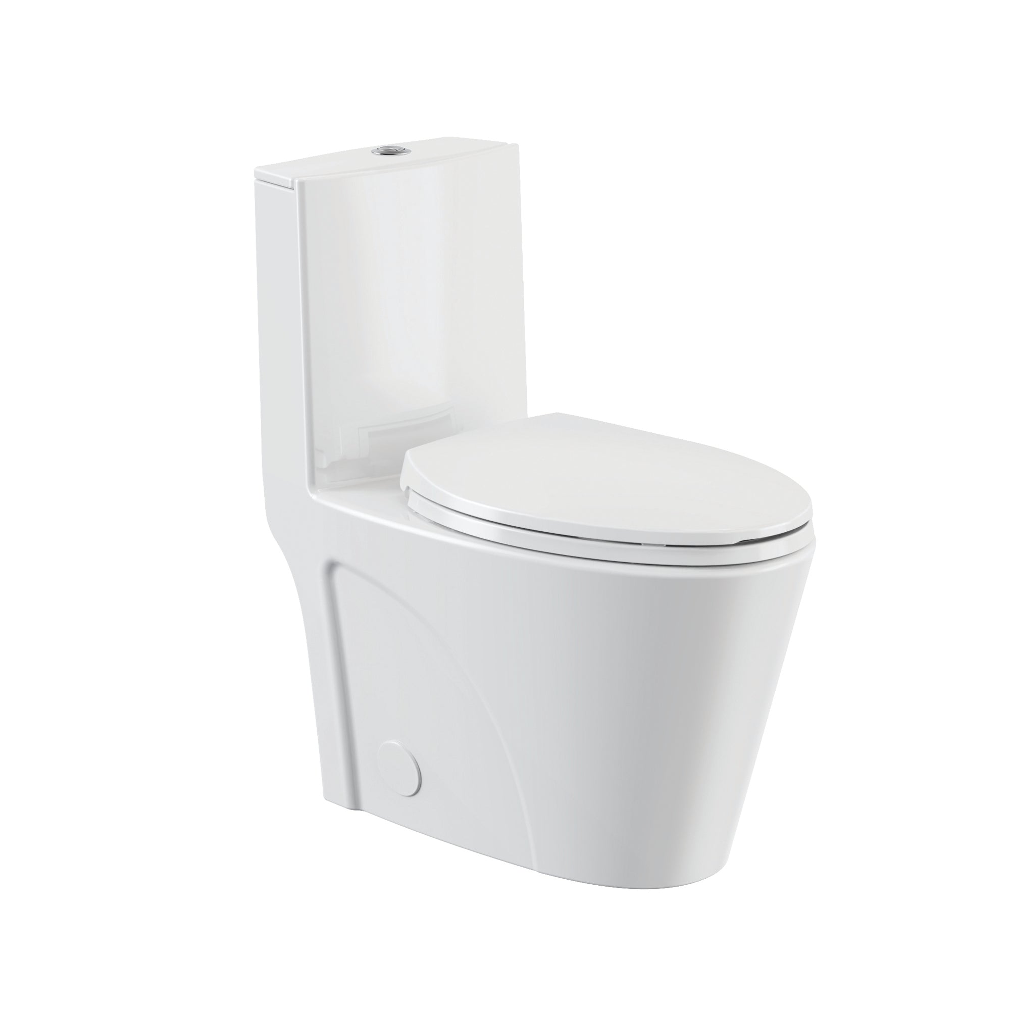 One-piece toilet, elongated bowl shape MT-60111D