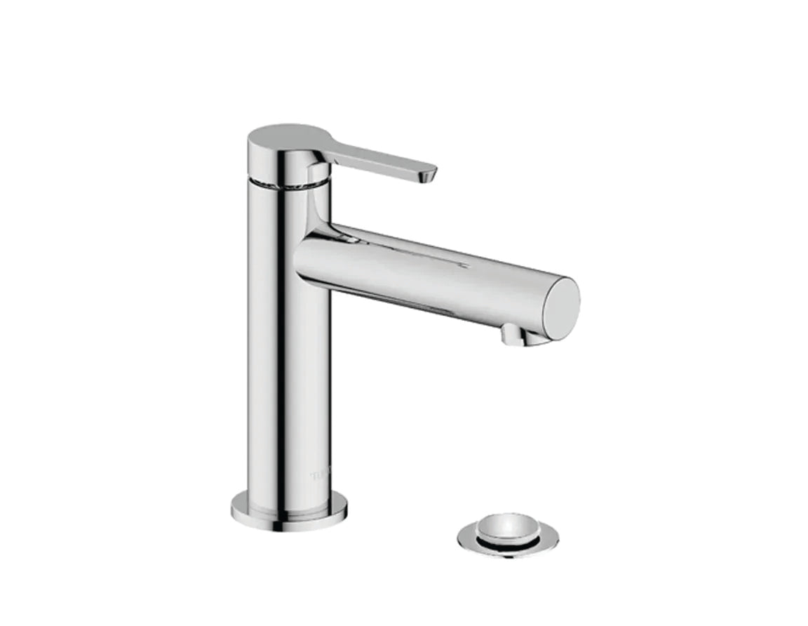 Robinet de lavabo monotrou Mylo avec drain (trop-plein)