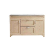 Vanity 48 in 2 Drawers 2 Doors With Countertop 3 Colors Natural
