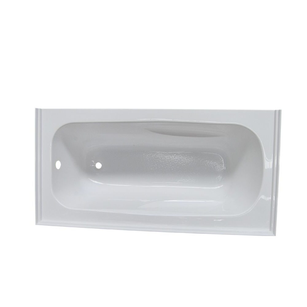 Alcove Bathtub Left Drain 60x30x20.5 in 3 Wall