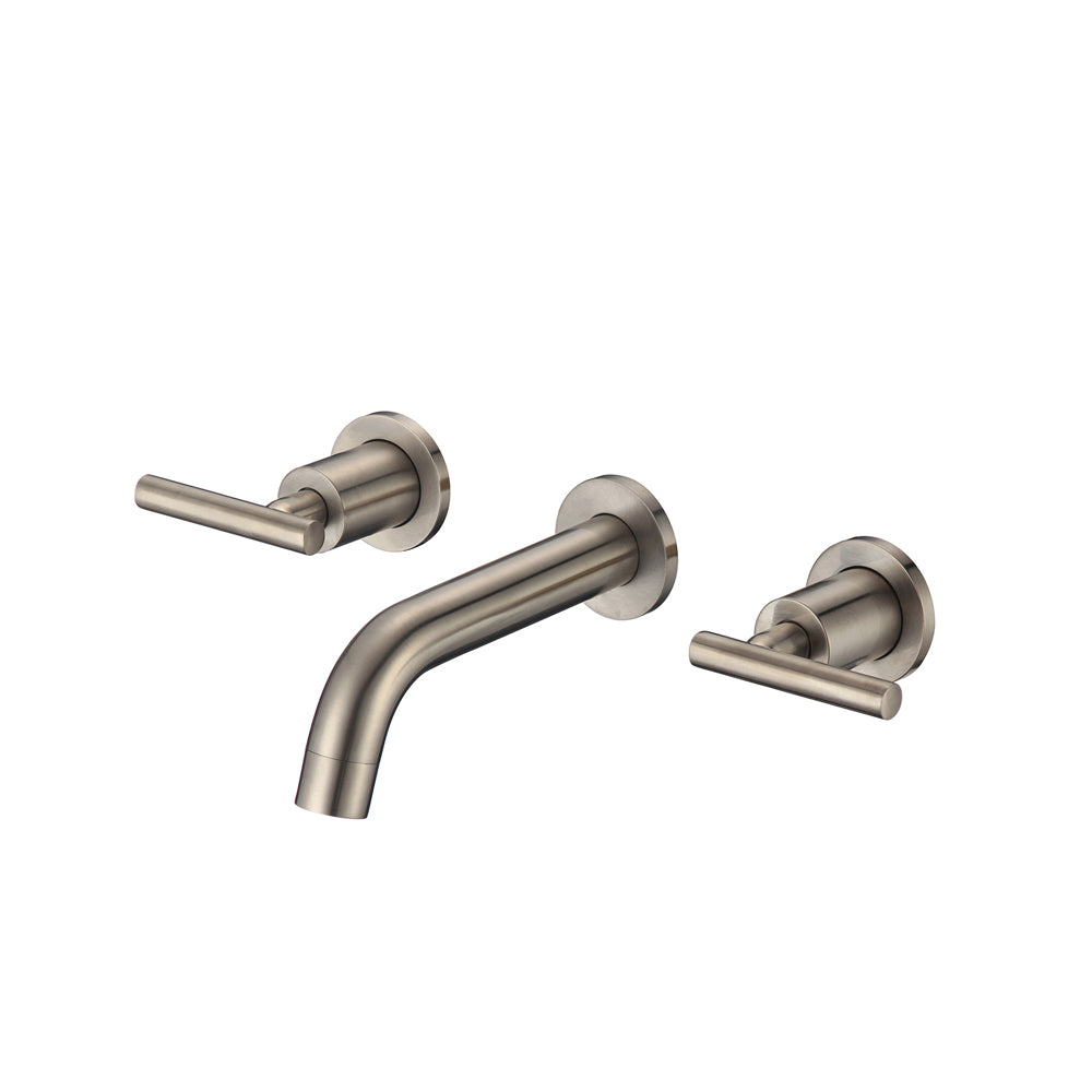 Wall Mounted Dual Handle Bathtub Faucet