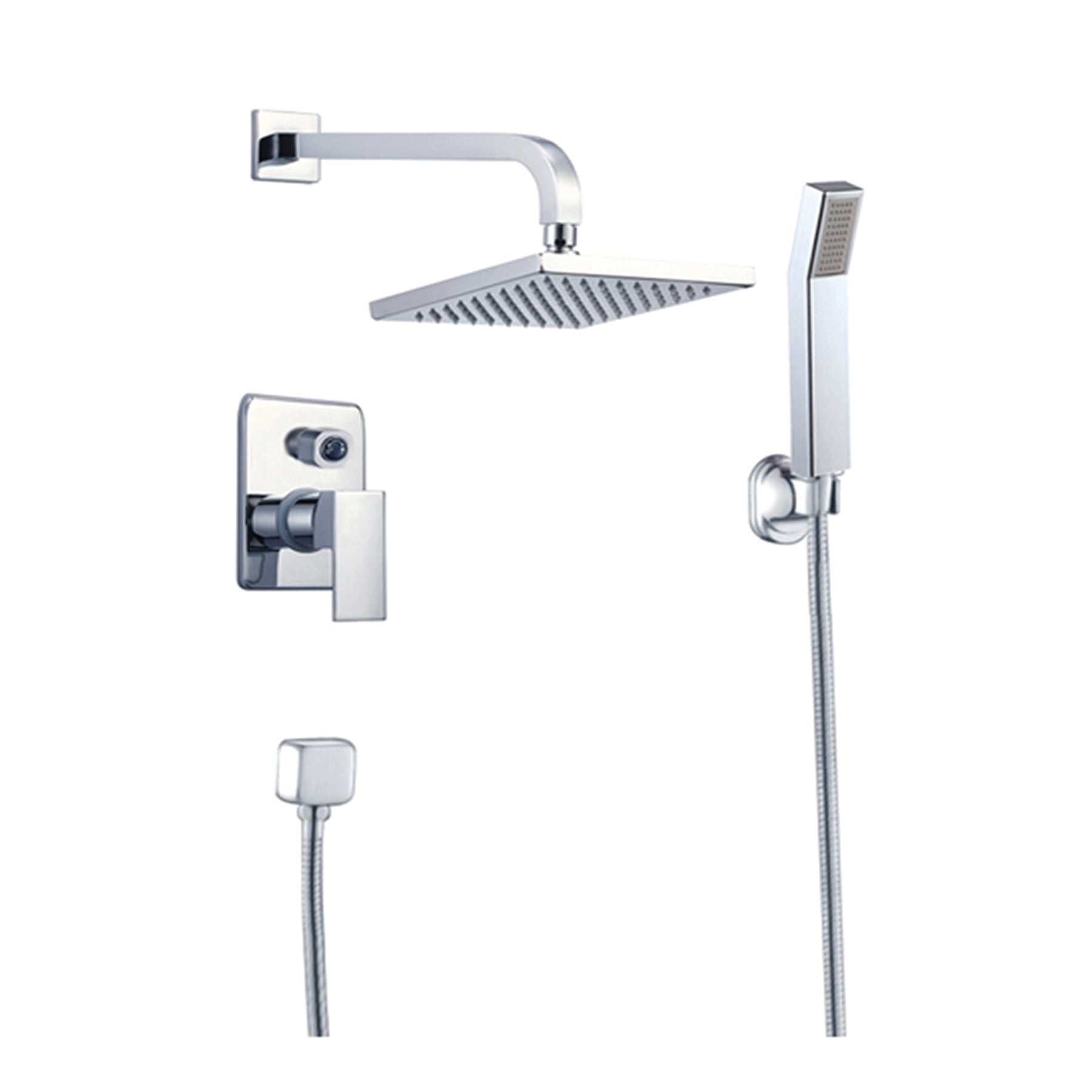 Single Handle Showerhead with Hand Shower