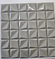 306x306mm Off Shaped Squares Grey