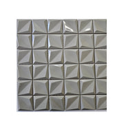 306x306mm Off Shaped Squares Grey 12x12 in