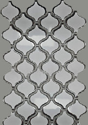 Lampes Genie Blanc Mat Contour Argent Brillant 246x280mm