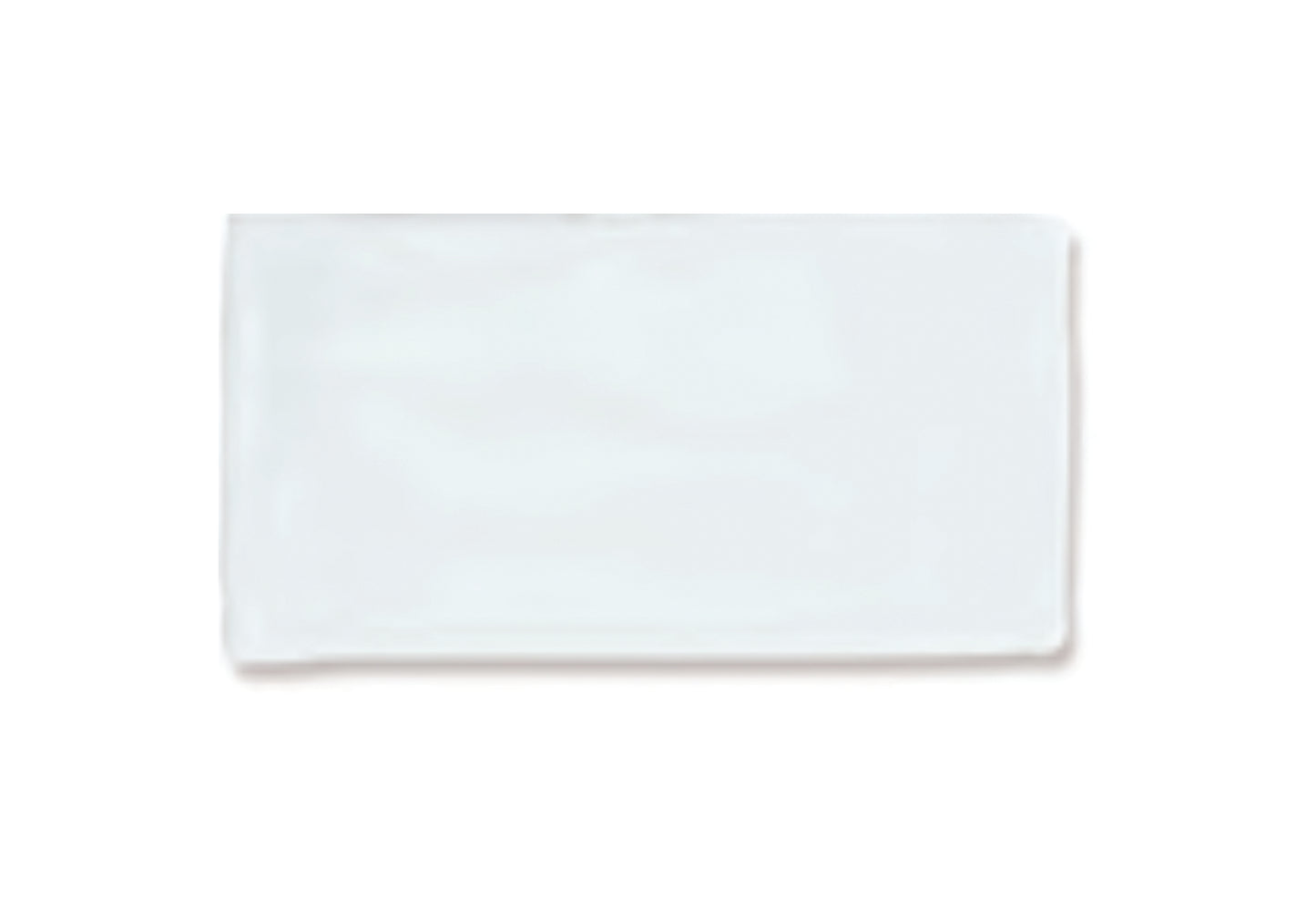 6.99 $ / SF - 10.5 SF / Box Porcelain Rectangle White Glossy tile 3x6 in - 84 unit / box