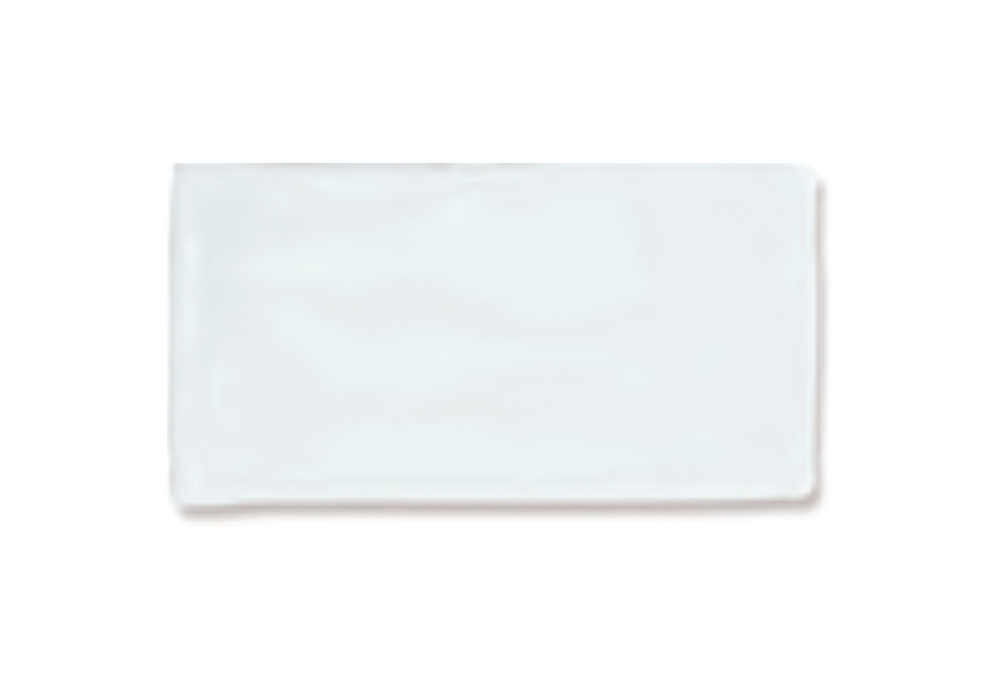 6.99 $ / SF - 10.5 SF / Box Porcelain Rectangle White Glossy tile 3x6 in - 84 unit / box