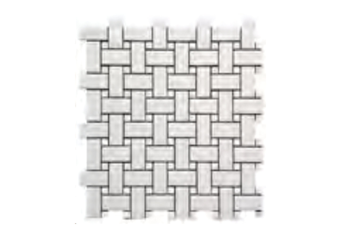 Basketweave White Matte/Glossy 300x300mm