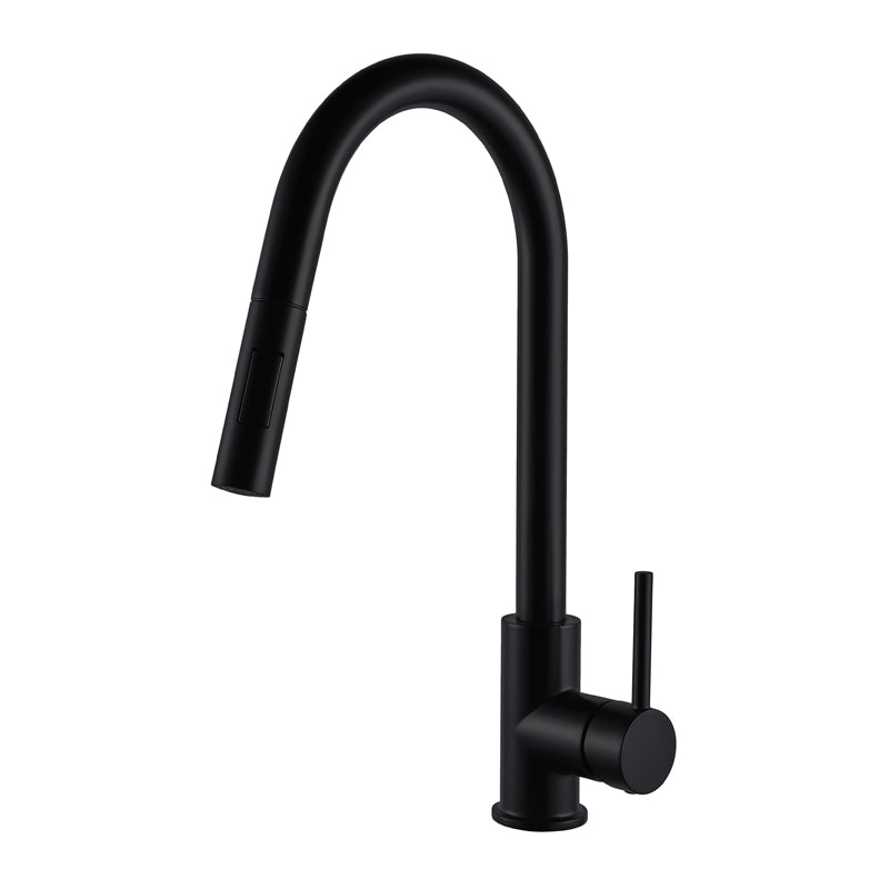 Pull Down Kitchen Faucet Mat Black