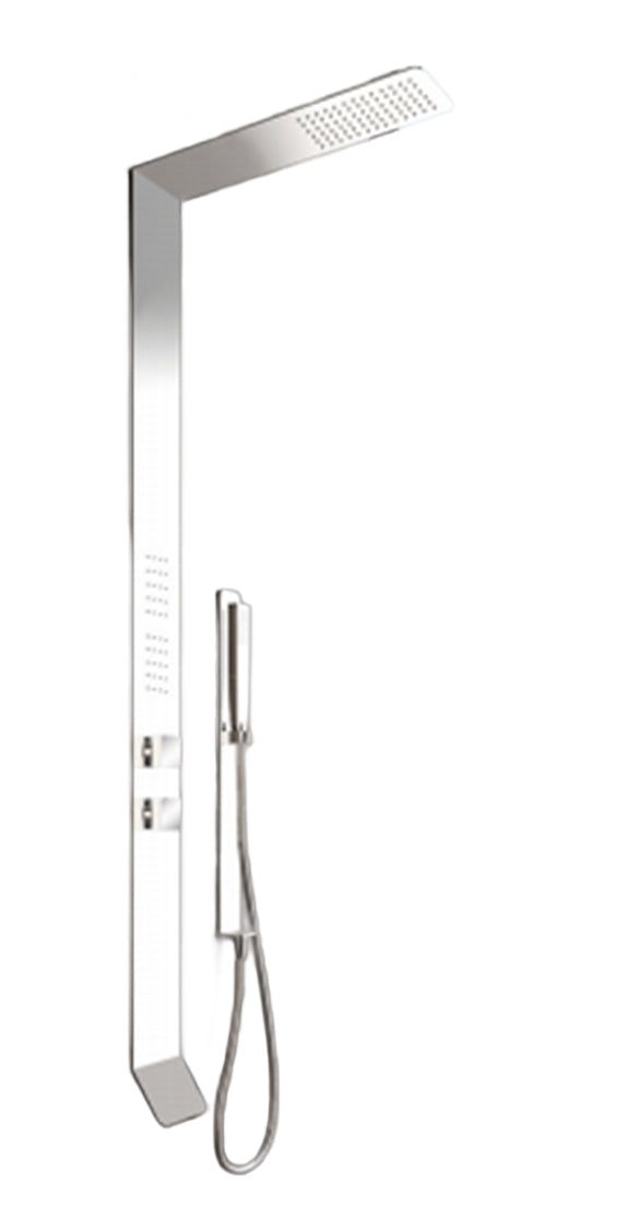 Shower Column with Handheld Shower and Jets.