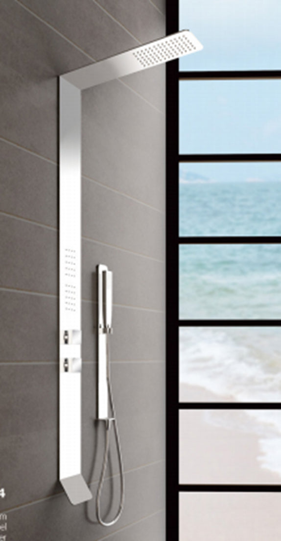 Shower Column with Handheld Shower and Jets.