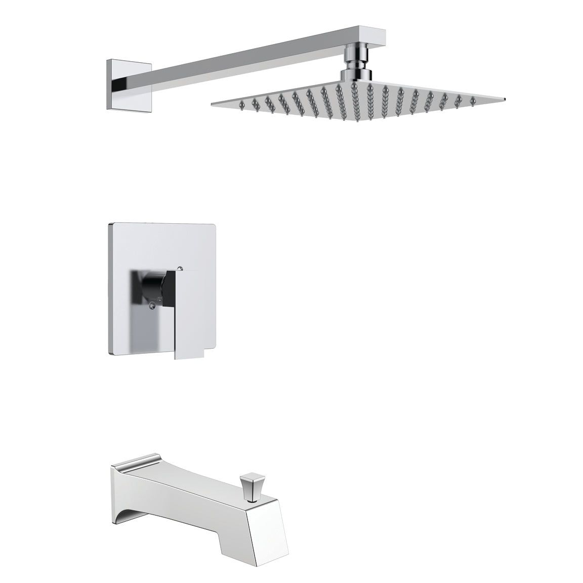 Single Handle Bath Faucet With Hand Shower.