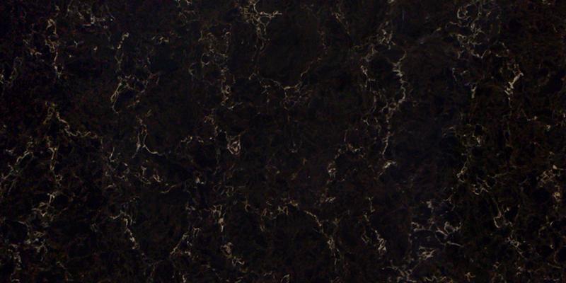 Quartz pour comptoir 2 cm - 3 cm LXHA Nocturne SF 63 x 126 po