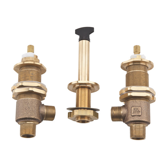 Roman Tub Valve, Dual 1/2” I.P. or 1/2” copper sweat