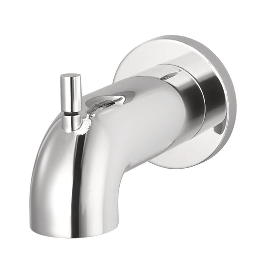 Round Quick Connect Tub Spout with Diverter