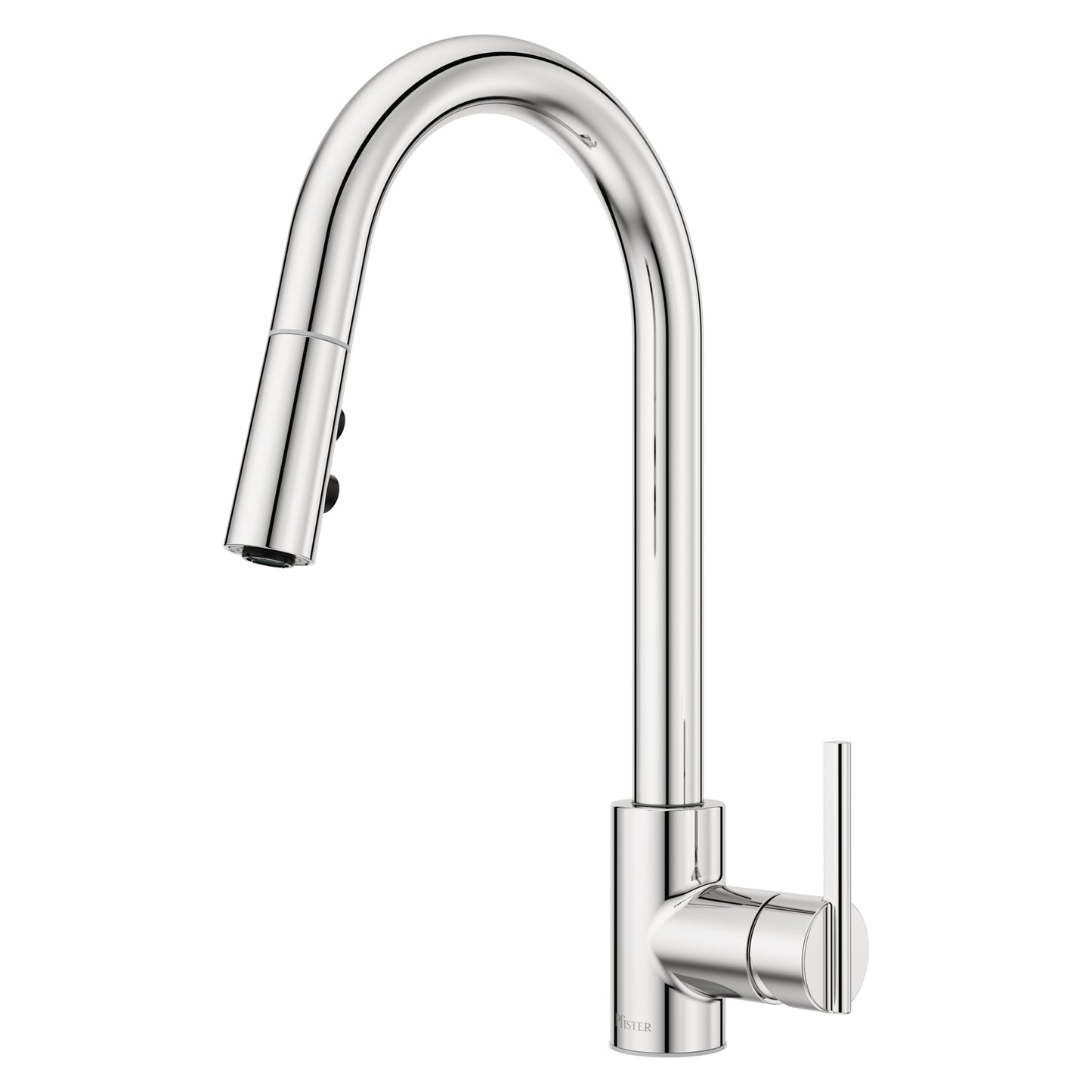 1-Handle Pull-Down Kitchen Faucet, 2 function pull-down sprayer