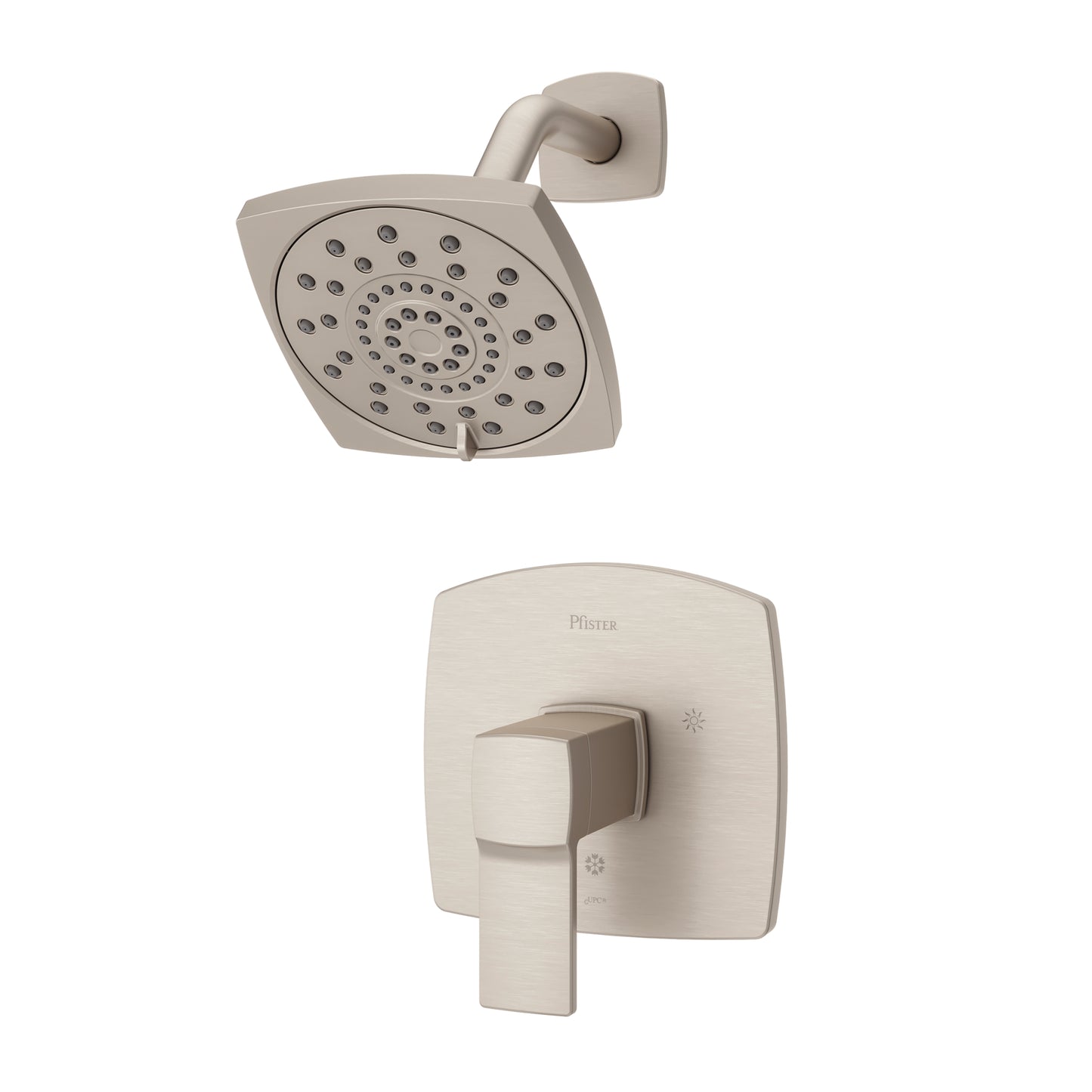 Robinetterie monocommande pour douche seulement, 3 fonctions, débit de 1,8 GPM