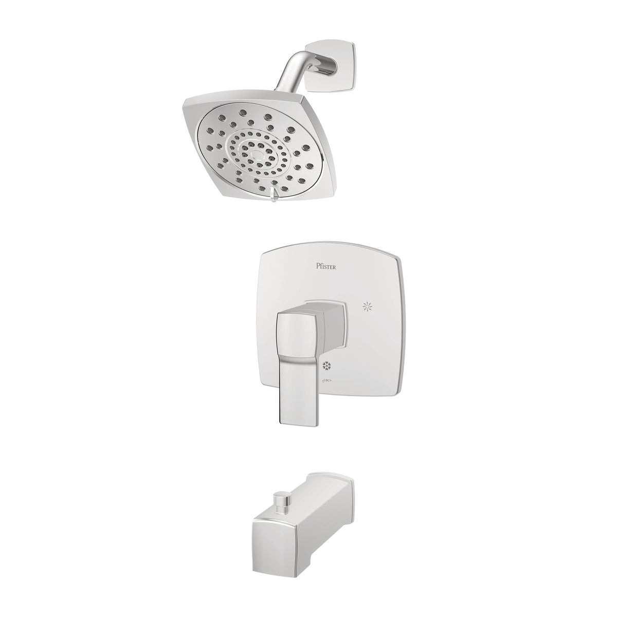 Handle Tub & Shower Trim Kit, 1.8 GPM Flow Rate.