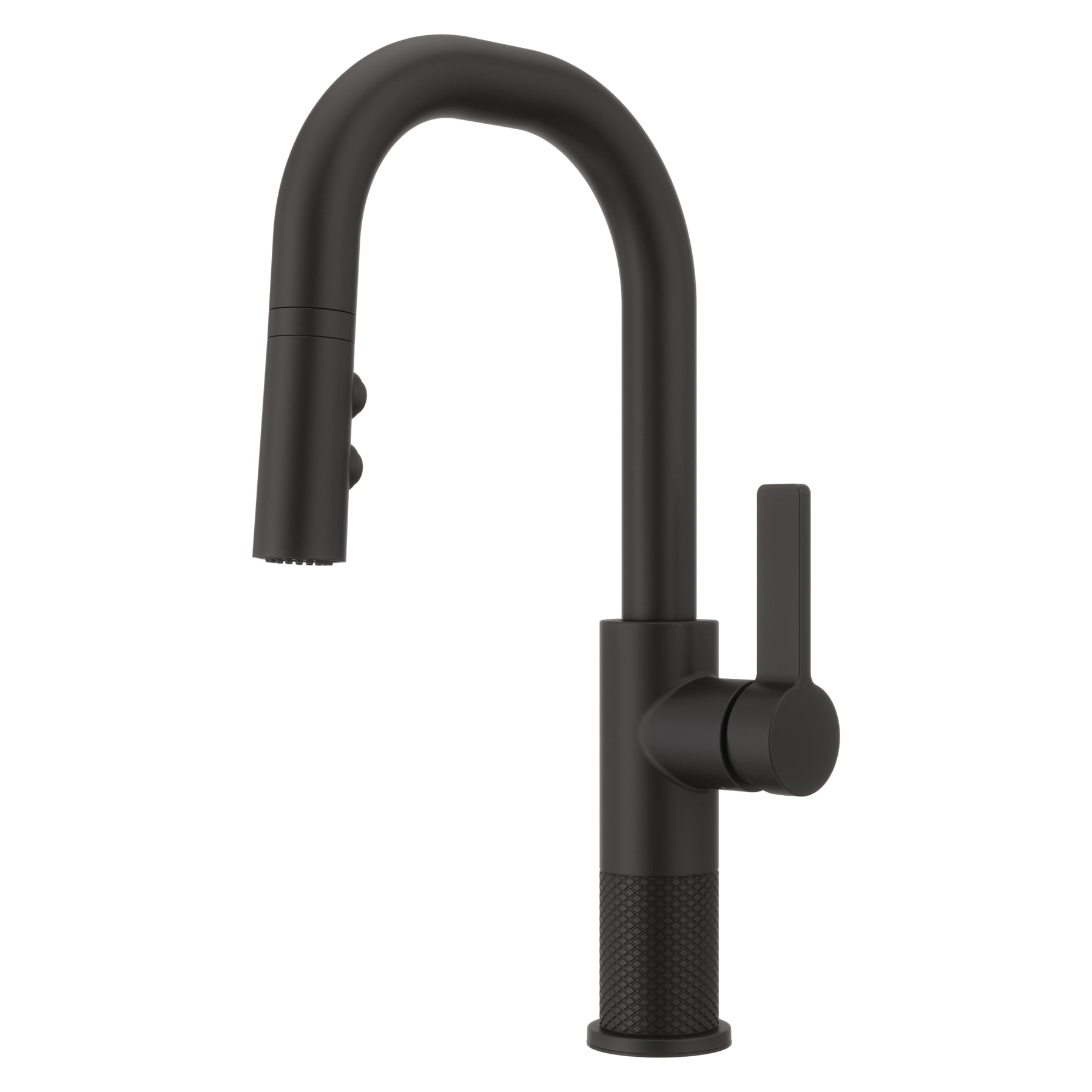 1-Handle Pull-Down Bar & Prep Faucet, 14” extended hose length.