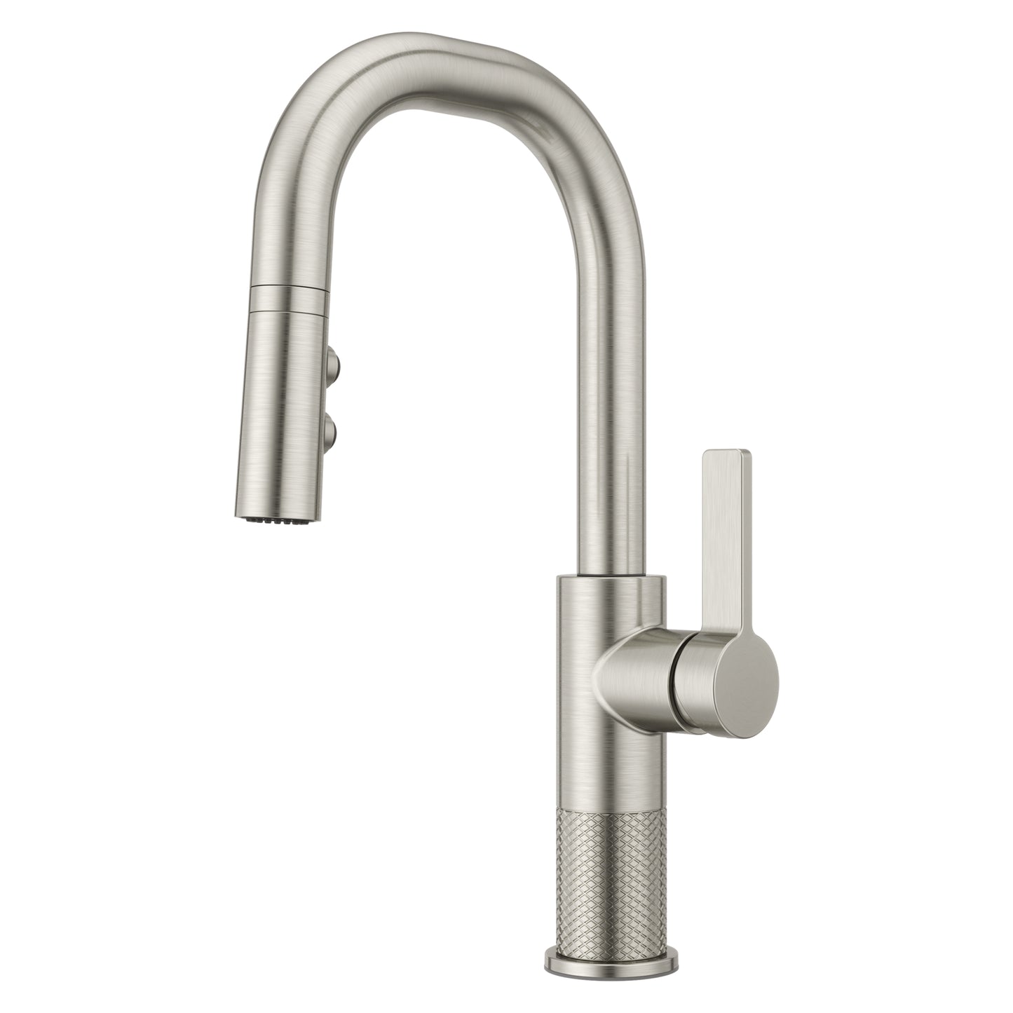 1-Handle Pull-Down Bar & Prep Faucet, 14” extended hose length.