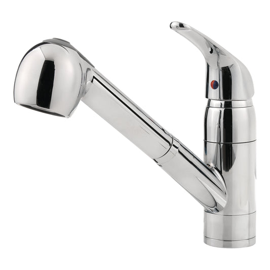 1-Handle Pull-Out Kitchen Faucet, Two function pull-out spray