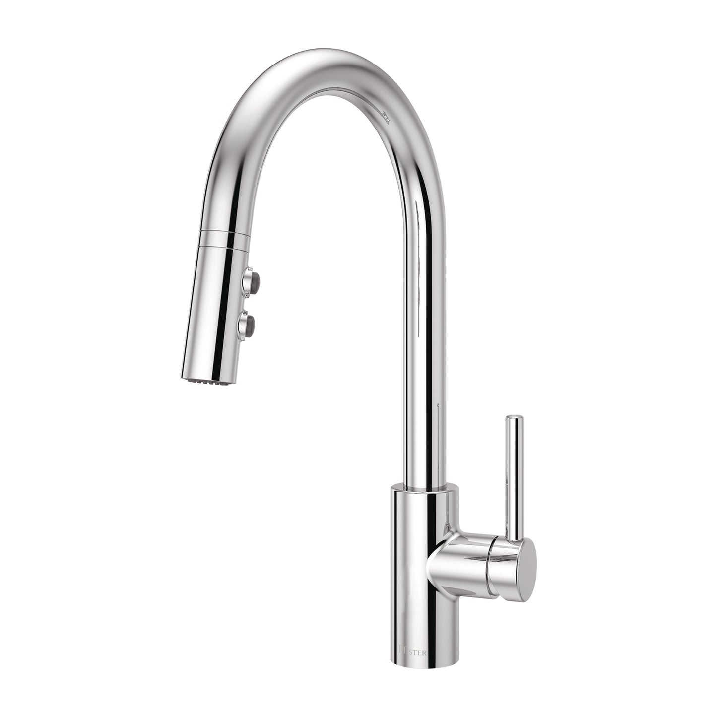 1-Handle Pull-Down Kitchen Faucet, 3 function pull-down sprayer