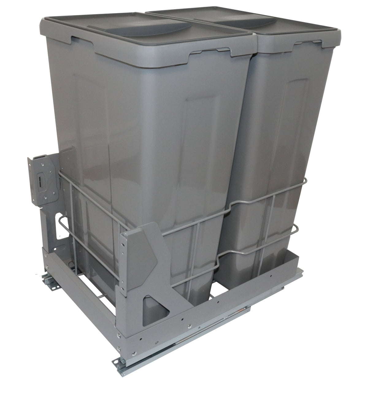 Pull-out waste bin WRB 18'' 70L 2 bins anthracite.