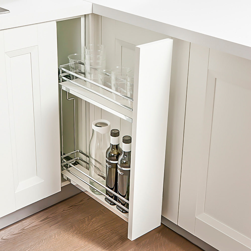 Couloir étroit 6'' Galaxy blanc/chrome