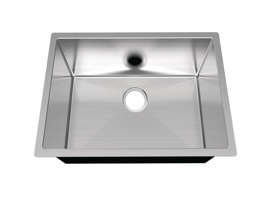 Stainless steel sink 27x18x10 in.   (686 x 457 x 254 mm)