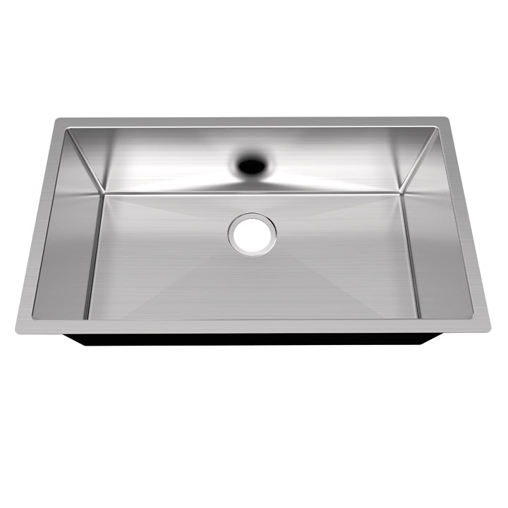 Stainless steel sink 32x18x10 in.  (812 x 457 x 254 mm)