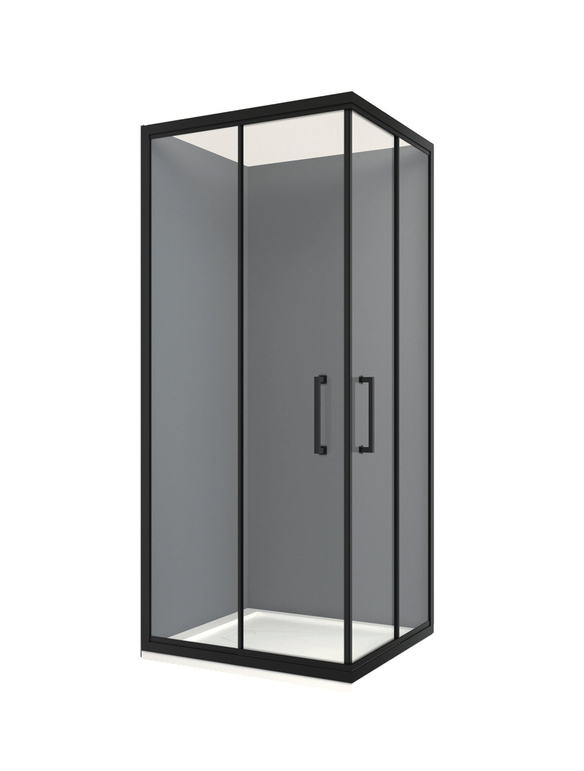 Porte de douche d'angle L36 x L36 x H78 po