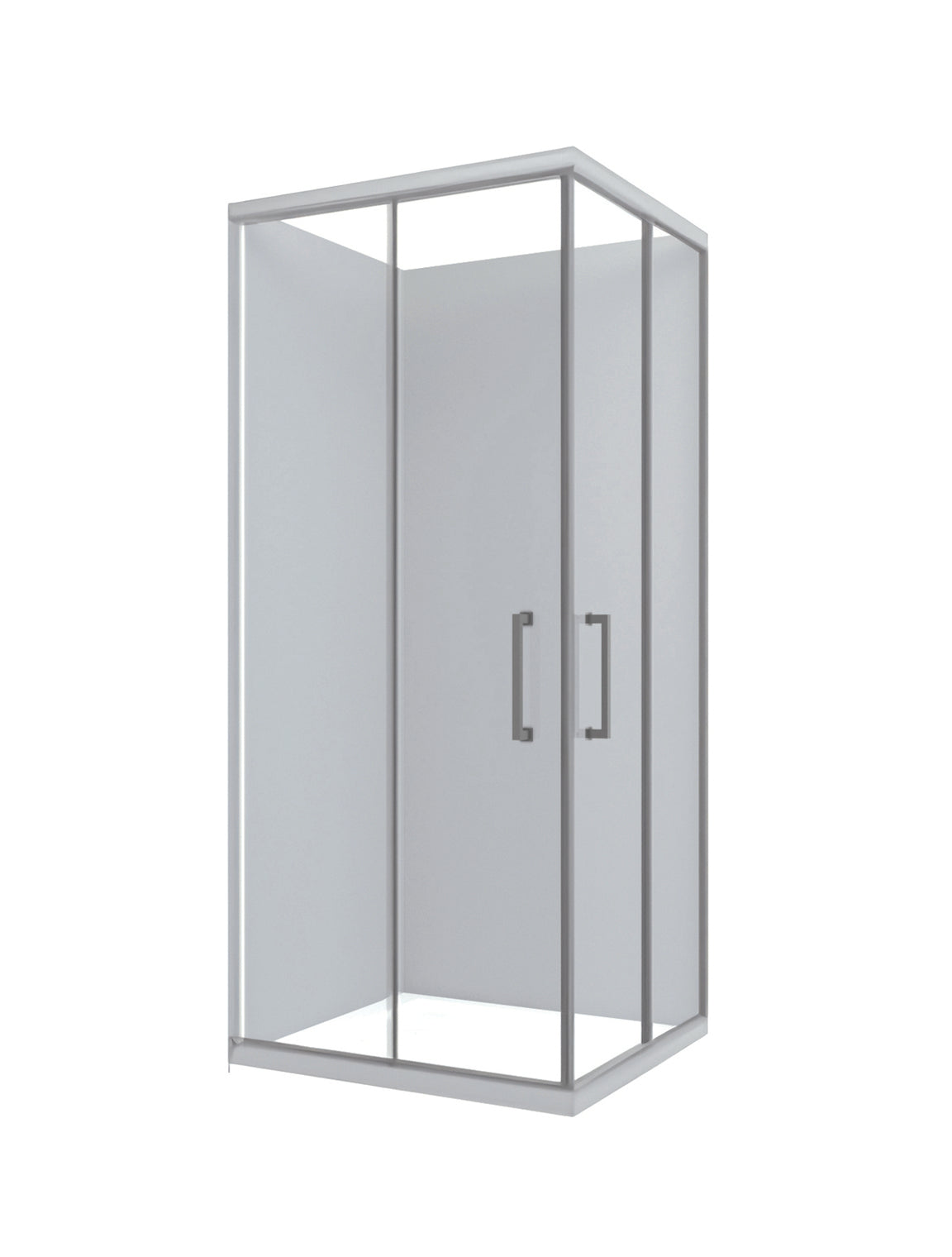 Porte de douche d'angle L36 x L36 x H78 po