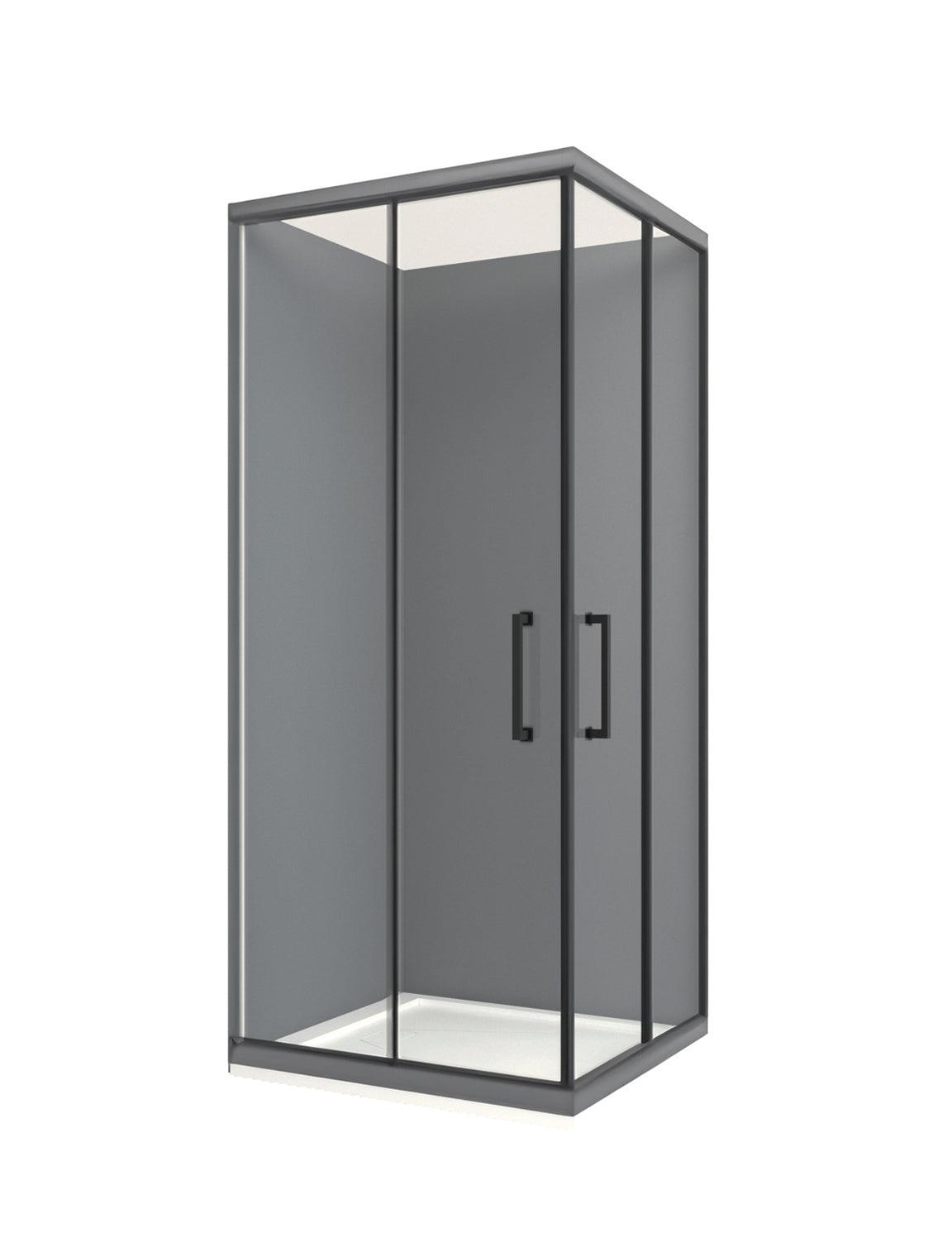 Porte de douche d'angle L36 x L36 x H78 po