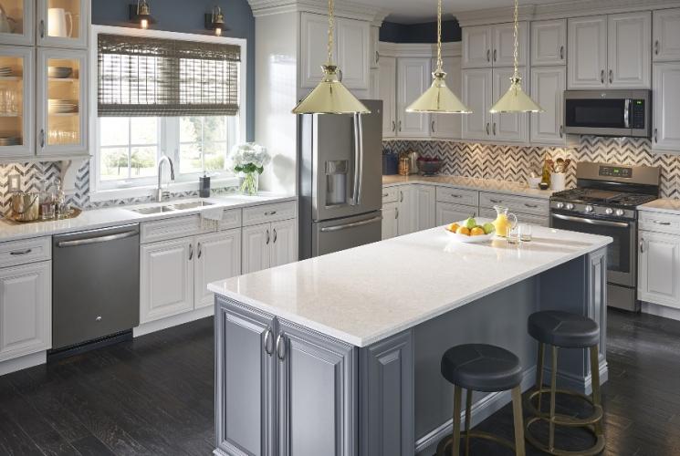 Countertop Quartz 2cm - 3cm LXHA Quartet 63x126 in.