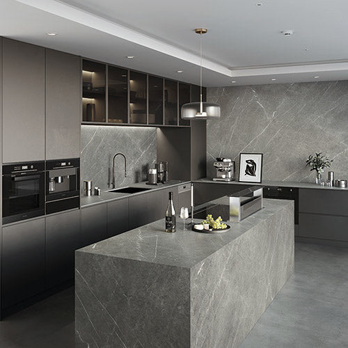 Porcelain Slab Teracanto - Pietra Gray 12mm 126x63 in.