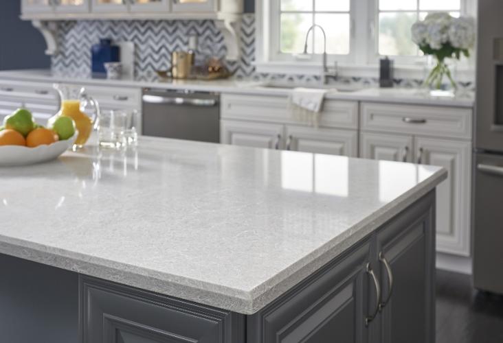 Countertop Quartz 2cm - 3cm LXHA Quartet 63x126 in.