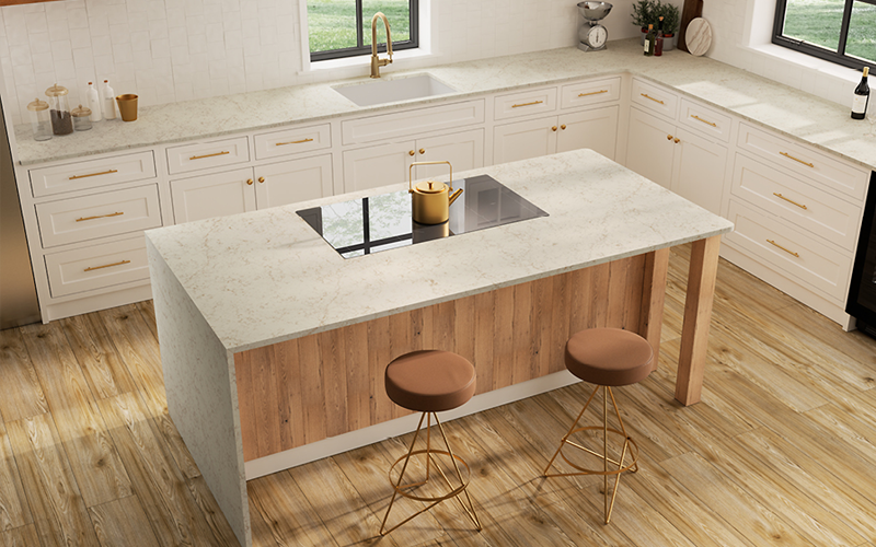 Countertop Quartz 2cm - 3cm LXHA Allegro 63 x 126 in.