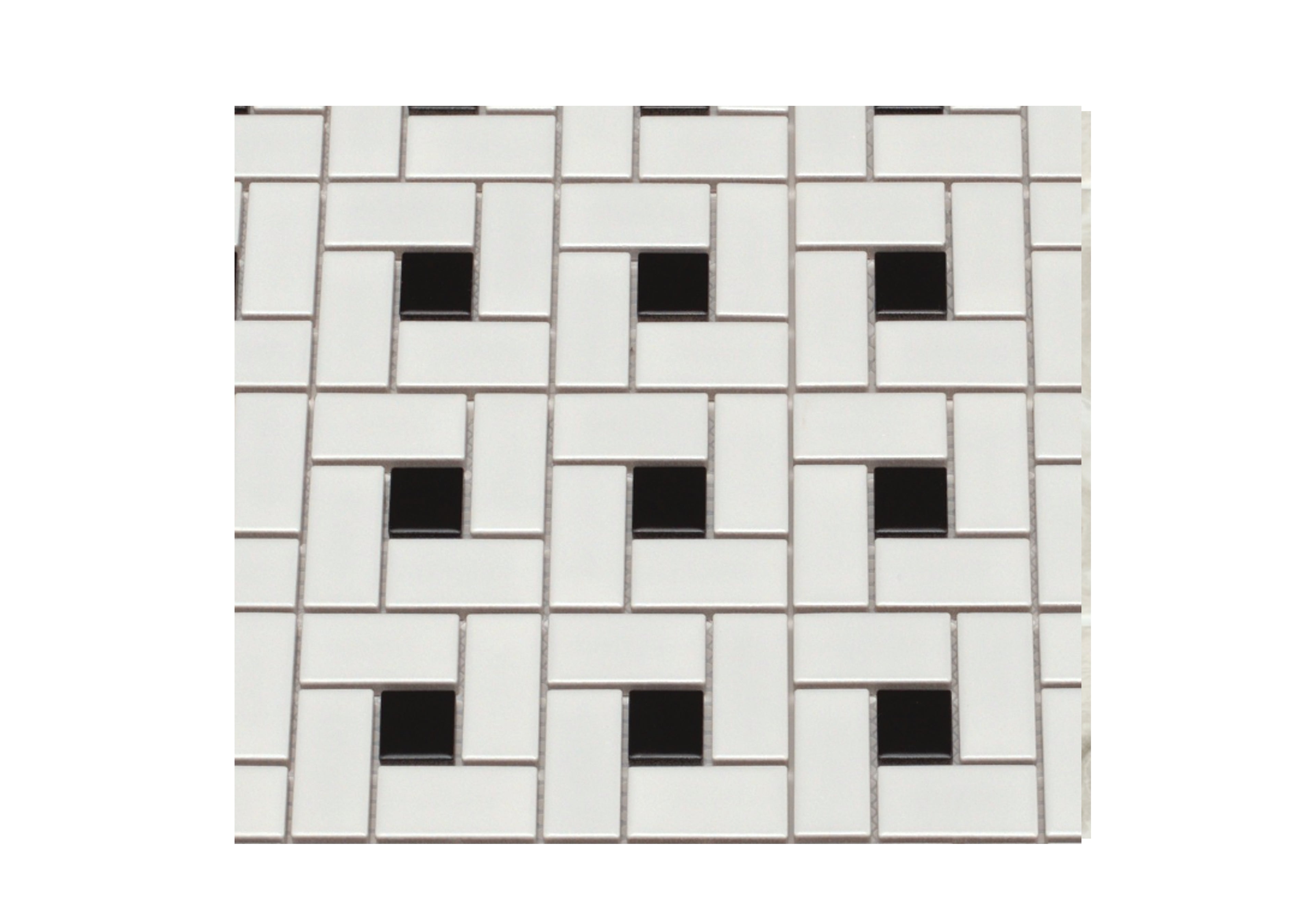 Tile , Dama, Pinwheel, Bianco, 12X12, Matt, 19,34 sf/box