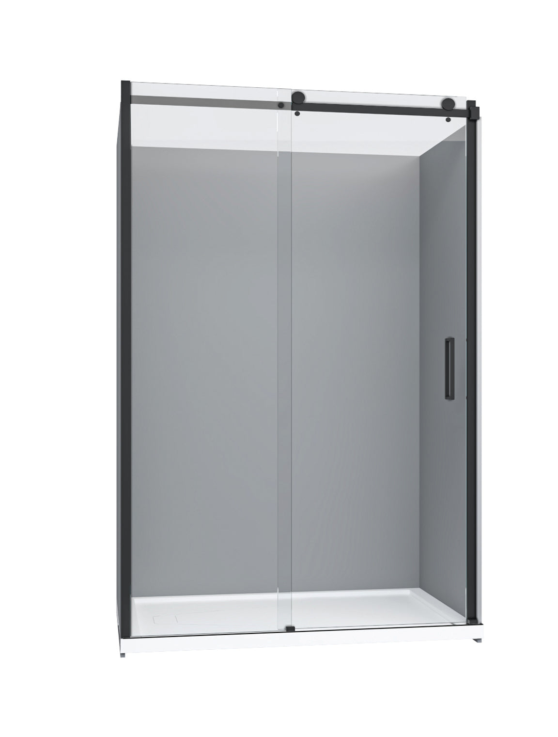 Shower Door W60 x H78 in. Flat Tube