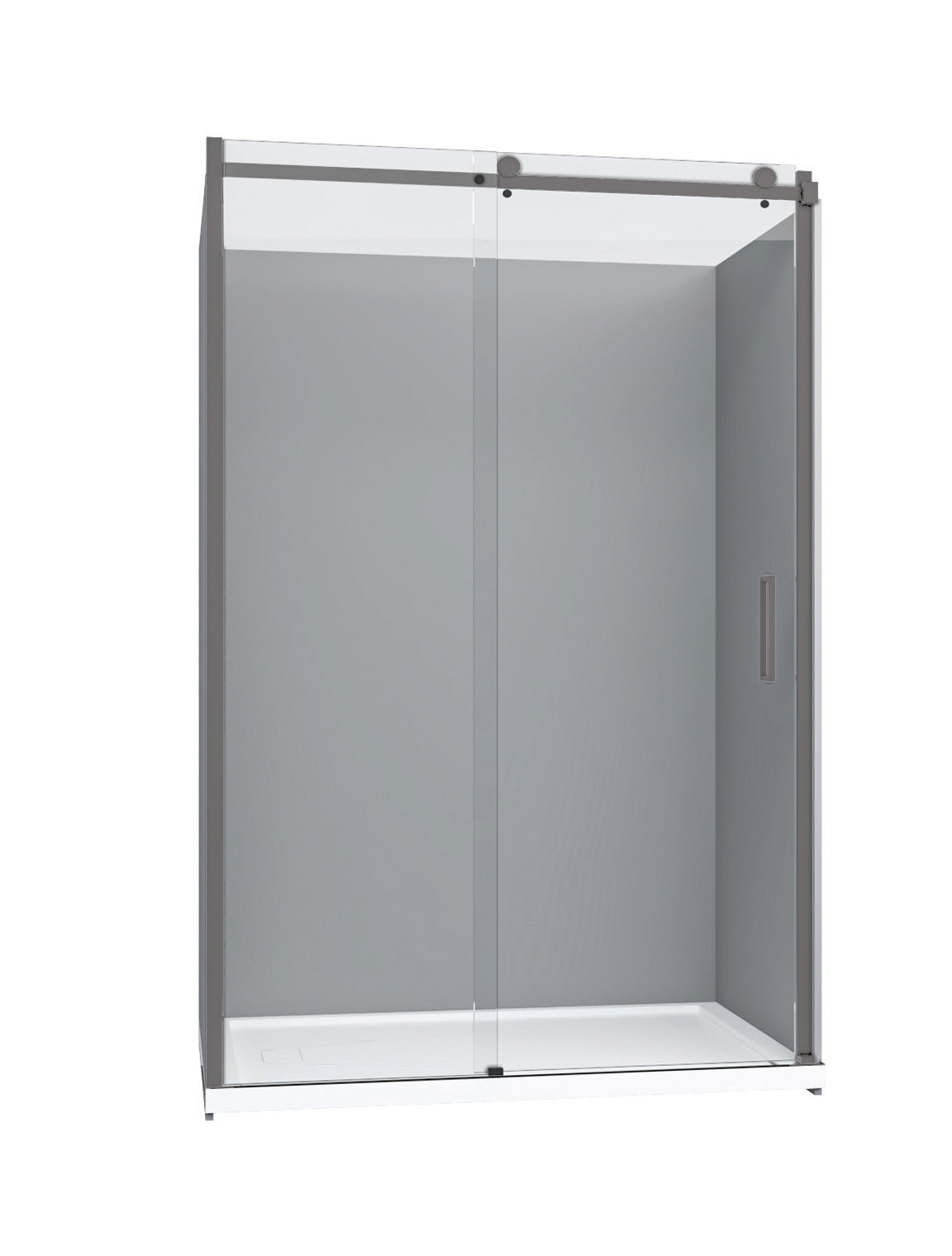 Shower Door W60 x H78 in. Flat Tube